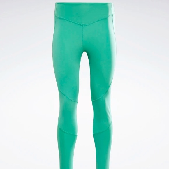 Reebok Two-Tone Studio Leggings
Size: Small 
Color: Future Teal - Picture 5 of 10